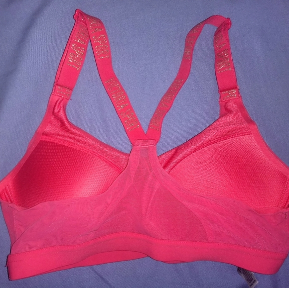 Victoria Secret Sport Coral Crossback Sports Bra - Picture 2 of 4